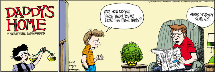 Daddy's Home for Jan 19, 2025