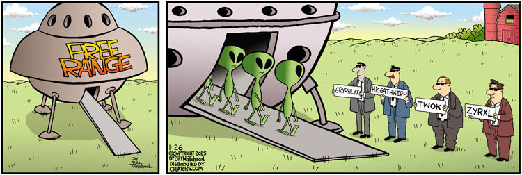 Free Range for Jan 26, 2025