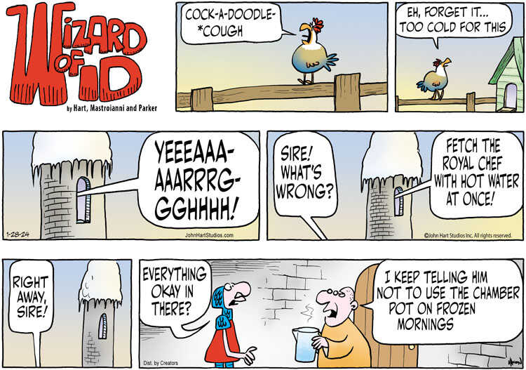 Wizard of Id for Jan 28, 2024