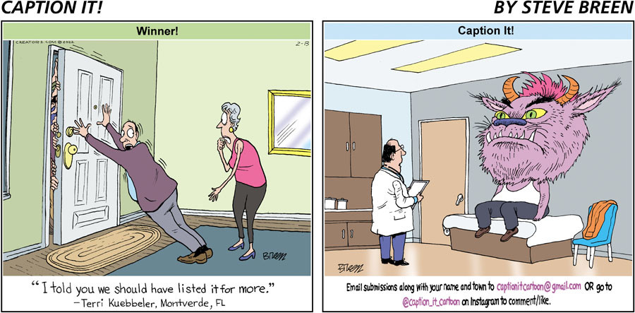 Caption It! for Feb 13, 2022