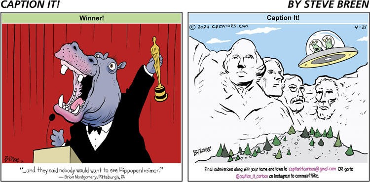 Caption It! for Apr 21, 2024