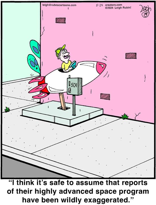 Rubes® for May 24, 2024