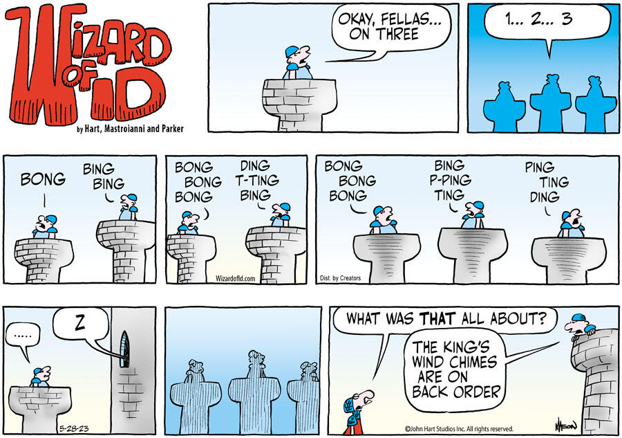 Wizard of Id for May 28, 2023