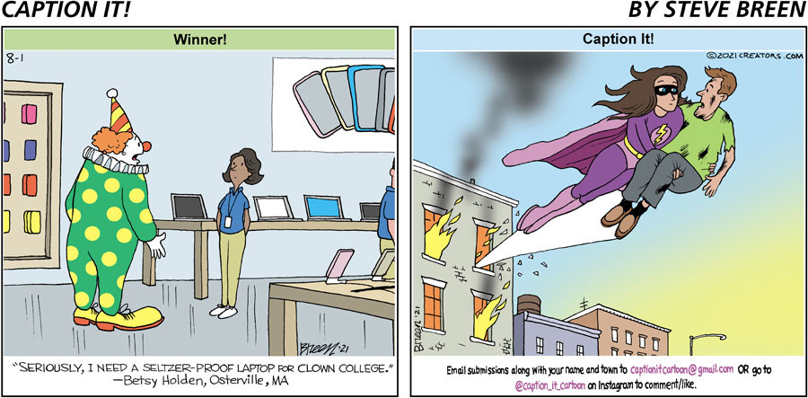 Caption It! for Aug 01, 2021