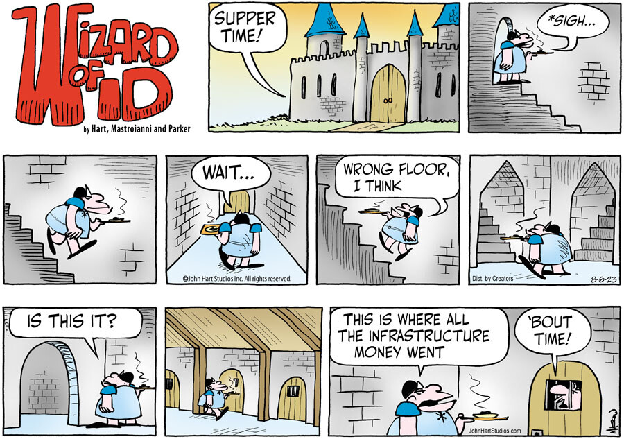 Wizard of Id for Aug 06, 2023