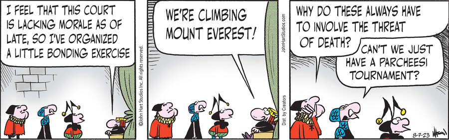 Wizard of Id for Aug 07, 2023