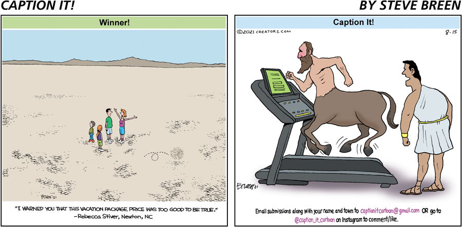 Caption It! for Aug 15, 2021