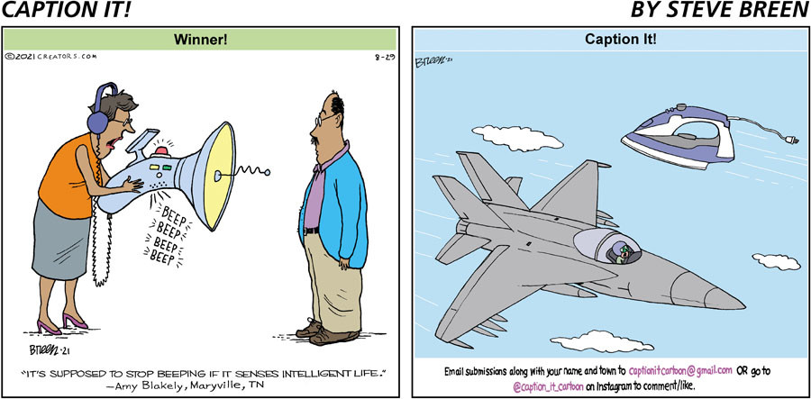 Caption It! for Aug 29, 2021