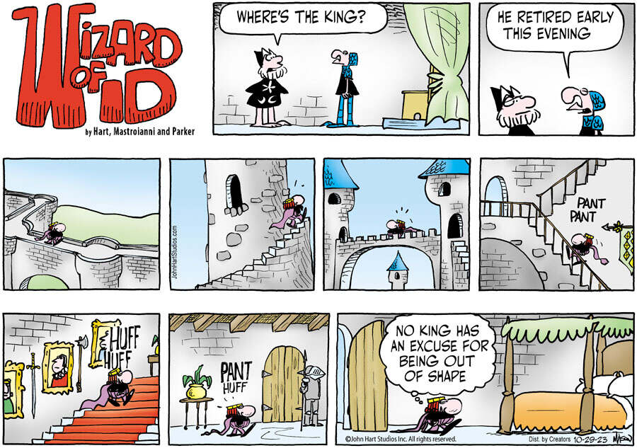 Wizard of Id for Oct 29, 2023