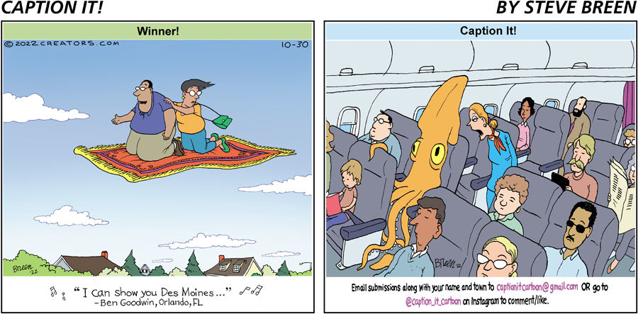 Caption It! for Oct 30, 2022