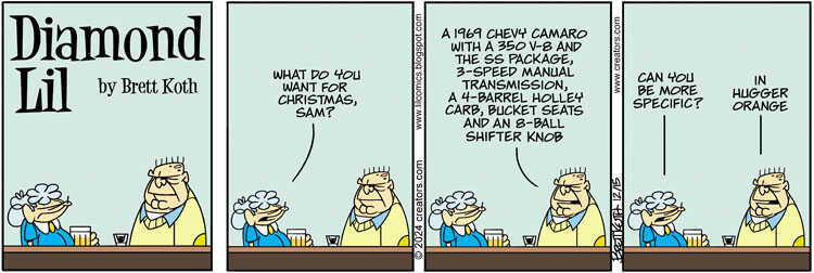 Diamond Lil for Dec 15, 2024