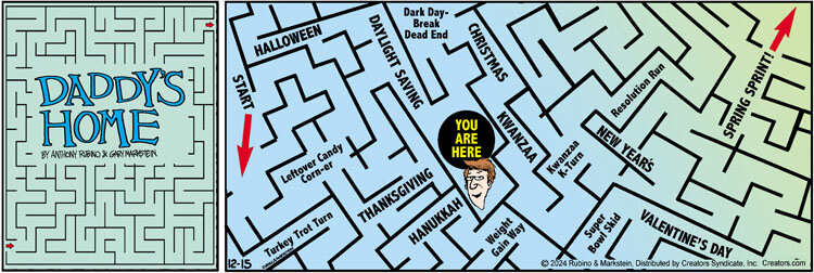 Daddy's Home for Dec 15, 2024