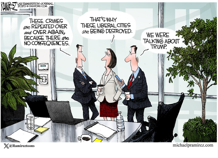 Michael Ramirez for Oct 03, 2023