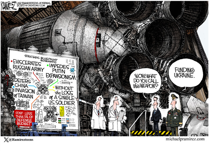 Michael Ramirez for Oct 22, 2023