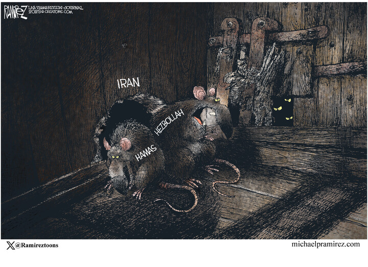 Michael Ramirez for Oct 25, 2023