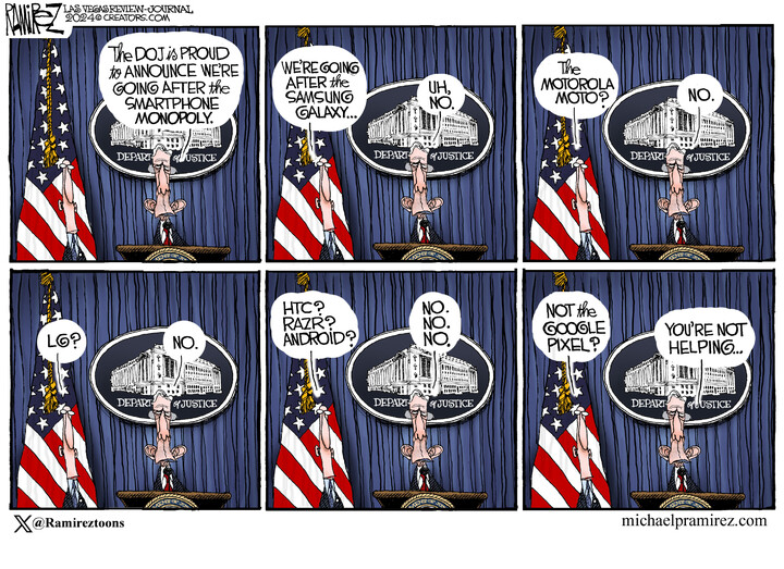 Michael Ramirez for Mar 22, 2024