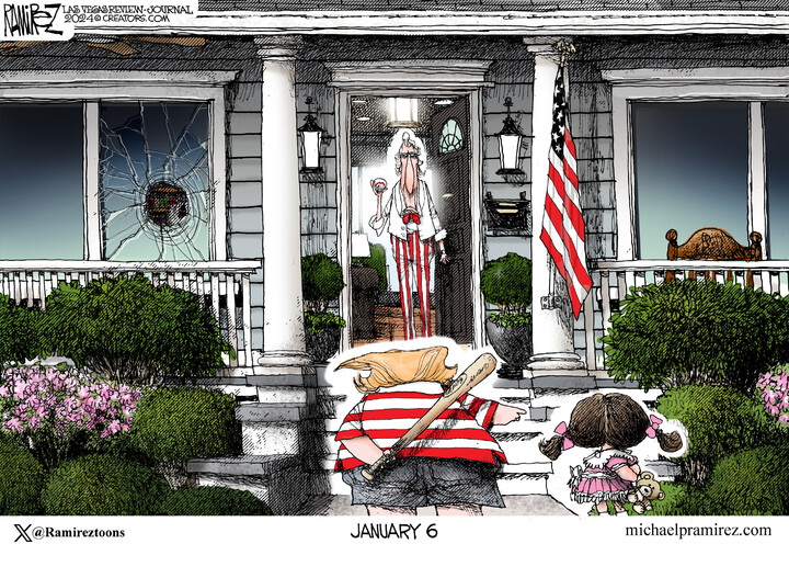 Michael Ramirez for Oct 14, 2024