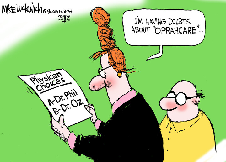 Mike Luckovich for Dec 08, 2024