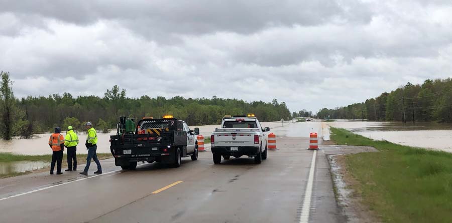 Flooding on U.S. 49E