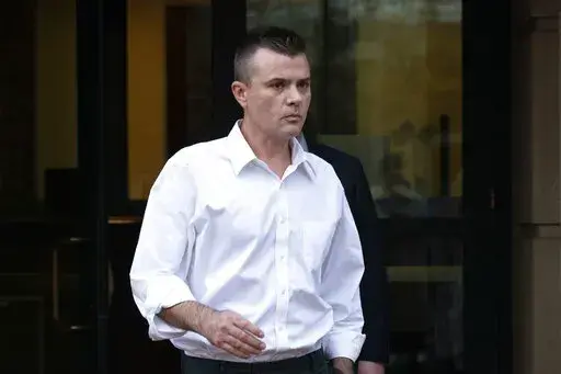 Igor Danchenko, a think tank analyst accused of lying to the FBI about his role in the creation of a discredited dossier about former President Donald Trump, leaves Albert V. Bryan United States Courthouse in Alexandria, Va., on Nov. 4, 2021. A jury on Tuesday, Oct. 18, 2022, acquitted  Danchenko on all counts. (AP Photo/Manuel Balce Ceneta, File)