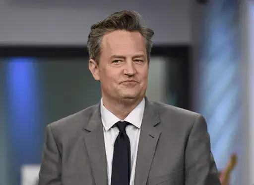 Actor Matthew Perry participates in the BUILD Speaker Series to discuss the mini-series "The Kennedys After Camelot" in New York on March 30, 2017. (Photo by Evan Agostini/Invision/AP, File)