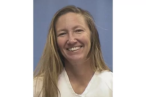 This undated image provided by the Mississippi Department of Corrections shows Samantha Simmons. The Mississippi Court of Appeals on Tuesday, Jan. 16, 2024, affirmed Simmons' conviction in the death of a man whose body was found stuffed into a freezer at his home. (Mississippi Department of Corrections via the AP)