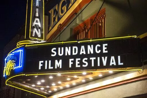 The marquee of the Egyptian Theatre appears during the Sundance Film Festival in Park City, Utah on Jan. 28, 2020.  The Sundance Film Festival is cancelling its in-person festival and reverting to an entirely virtual edition due to the current coronavirus surge. Festival organizers announced Wednesday, Jan 5, 2022, that the festival will start as scheduled on Jan. 20, but will shift online. Last year's Sundance was also held virtually because of the pandemic.  (Photo by Arthur Mola/Invision/AP, 