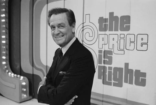 Television host Bob Barker appears on the set of his show, "The Price is Right" in Los Angeles on July 25, 1985. CBS says it will air a tribute on Thursday to Barker, who died at age 99 last weekend at his home in Los Angeles. “The Price is Right: A Tribute to Bob Barker,” scheduled for 8 p.m. Eastern and Pacific, will be replayed Labor Day in the game show's regular daytime slot. (AP Photo/Lennox McLendon, File)