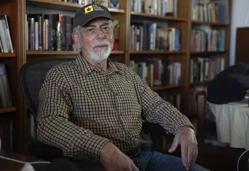 Journalist Gustavo Gorriti poses for a portrait at his home in Lima, Peru, Friday, April 26, 2024. Gorriti, 75, is one of Latin America’s most storied journalists with more than four decades of investigative reporting that exposed high-level abuse of power in Peru and abroad. (AP Photo/Martin Mejia)