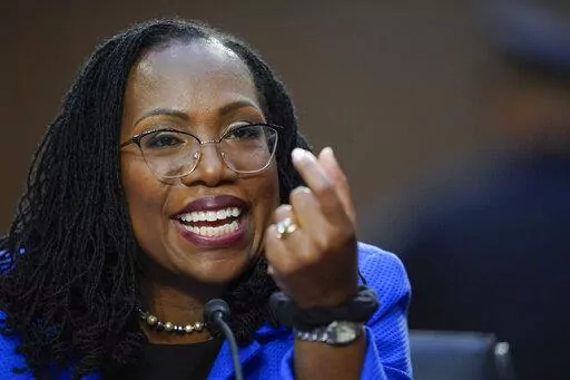 Supreme Court nominee Ketanji Brown Jackson testifies during her Senate Judiciary Committee confirmation hearing on Capitol Hill in Washington, March 23, 2022. Empathy is not a quality many senators want to see in the next Supreme Court justice. The ability to empathize with another's plight has become a touchstone for Republican opposition to Judge Ketanji Brown Jackson. (AP Photo/Alex Brandon, File)