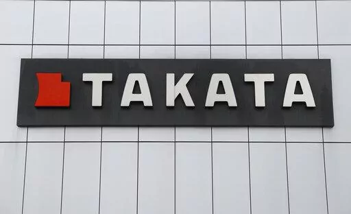 This Sunday, June 25, 2017, photo shows TK Holdings Inc. headquarters in Auburn Hills, Mich.  The death toll from exploding air bag inflators made by Takata Corp. has risen to 19 in the U.S. and 28 worldwide reported Thursday, Aug. 4, 2022. Authorities say the driver of a 2006 Ford Ranger pickup truck was killed in what should have been a minor crash last month near Pensacola, Fla. But the driver's air bag inflator exploded, spewing shrapnel that hit the unidentified driver, a 23-year-old man. (
