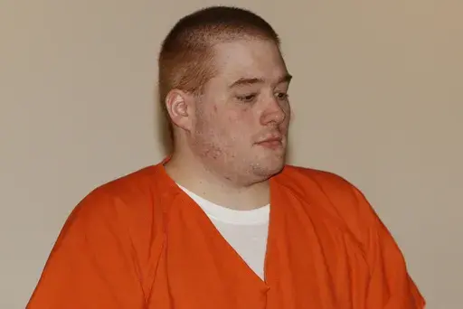 Kevin Ray Underwood arrives in the courtroom for his formal sentencing in Purcell, Okla., on April 3, 2008. (AP Photo/Sue Ogrocki, Pool, File)