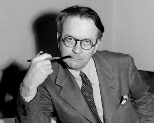 This 1946 file photo shows mystery novelist and screenwriter Raymond Chandler. A rare and newly published Raymond Chandler poem is an ode to his late wife, Cissy. (AP Photo, File)