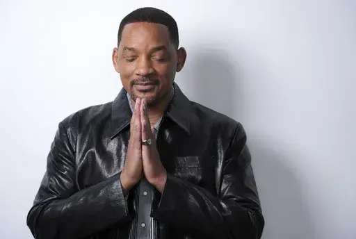Will Smith poses for a portrait on Monday, March 17, 2025, in Los Angeles. (AP Photo/Chris Pizzello)