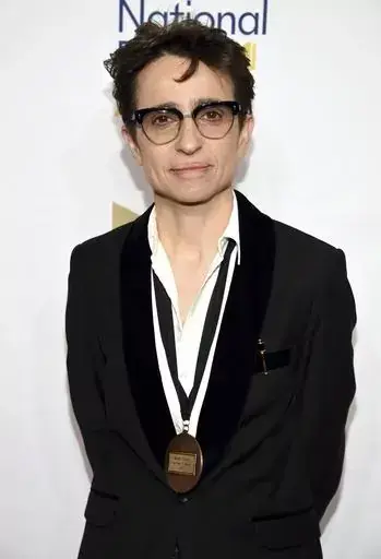 Masha Gessen attends the 68th National Book Awards Ceremony and Benefit Dinner at Cipriani Wall Street on Nov. 15, 2017, in New York. Russian police has put Masha Gessen, a prominent Russian-American journalist, on a wanted list after opening a criminal case against them on the charges of spreading false information about the Russian army. It is the latest step in in an unrelenting crackdown against dissent in Russia that has intensified manifold after the Kremlin invaded Ukraine more than 21 mo