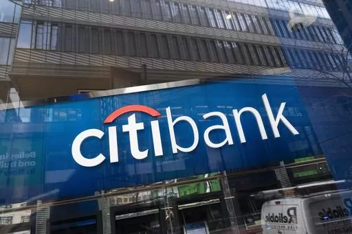 A Citibank office in New York is shown in this Wednesday, Jan. 13, 2021, file photo. Citigroup reports earnings on Friday, April 14, 2023. (AP Photo/Mark Lennihan, File)